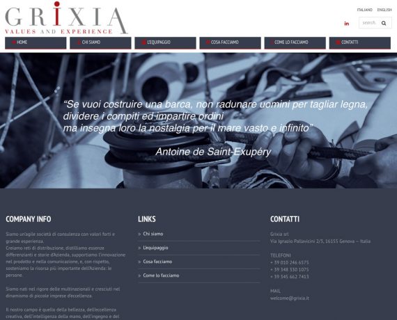 Grixia – Web Site