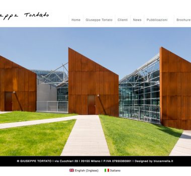 Giuseppe Tortato Architetto – Web Site